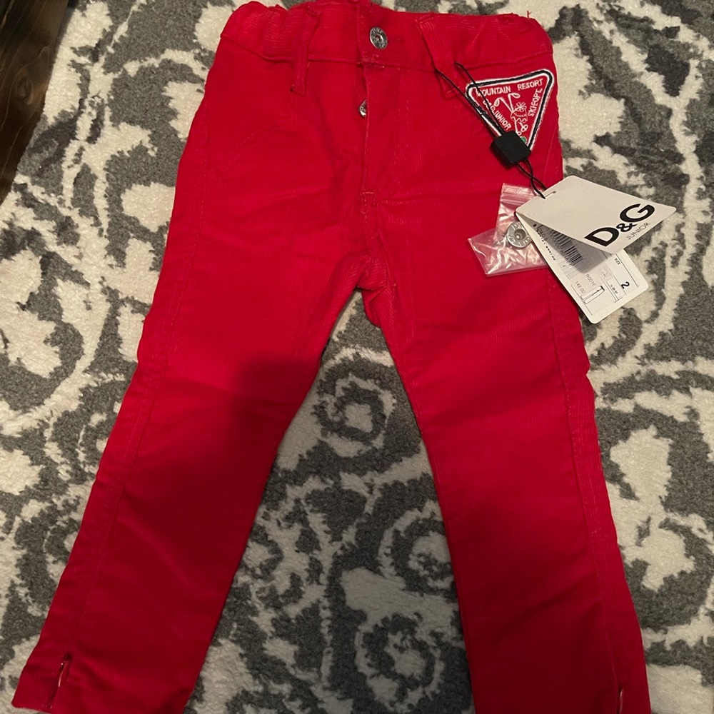 Dolce and Gabbana Junior corduroy pants